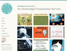 Tablet Screenshot of bookwormtranslations.com